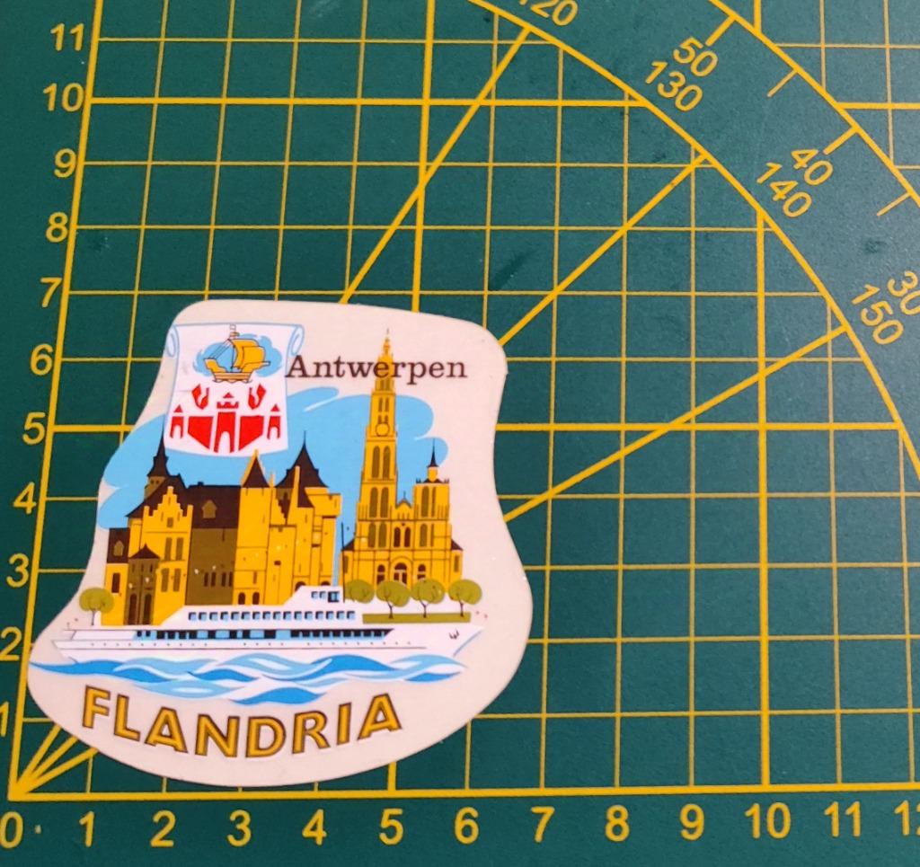 Sticker Flandria boot Antwerpen, Enlèvement ou Envoi