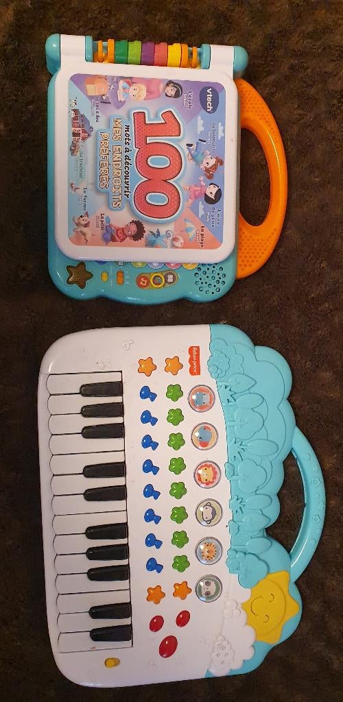 Vtech interactief boek+piano | Fisher Price, Ophalen of Verzenden