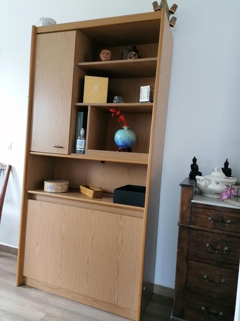 Multifunctionele houten kast, boven- en onderkast, Ophalen, Zo goed als nieuw, Minder dan 150 cm, 150 tot 200 cm