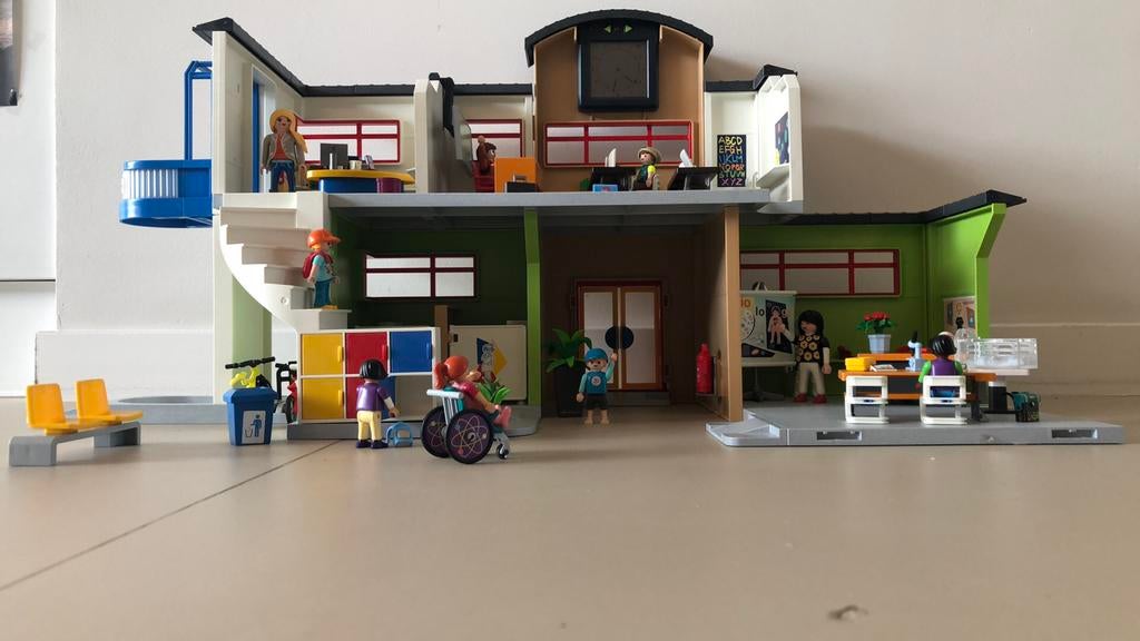 Playmobil school 9453, Ophalen, Zo goed als nieuw, Complete set
