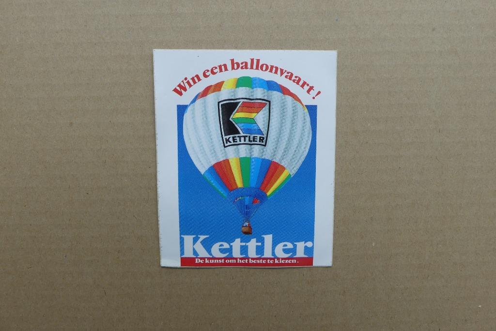 Oude sticker Kettler, luchtballon, Ophalen of Verzenden, Gebruikt, Auto of Motor