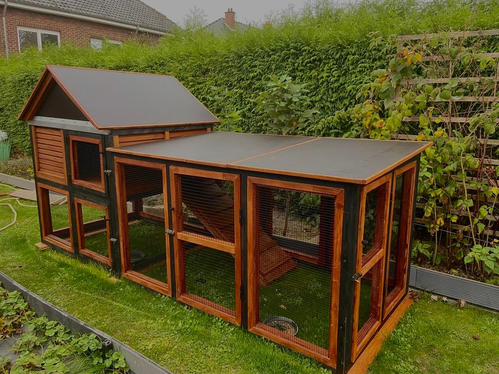 Cage XXL / Clapier / Enclos extérieur en bois de qualité, Enlèvement, Neuf, Cage