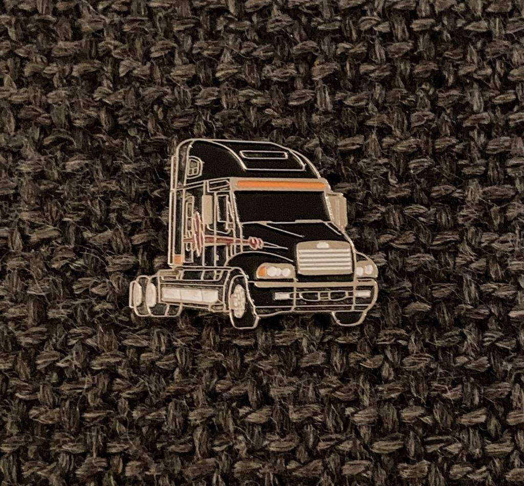 PIN - TRUCK - CAMION, Envoi, Utilisé, Transport, Insigne ou Pin's