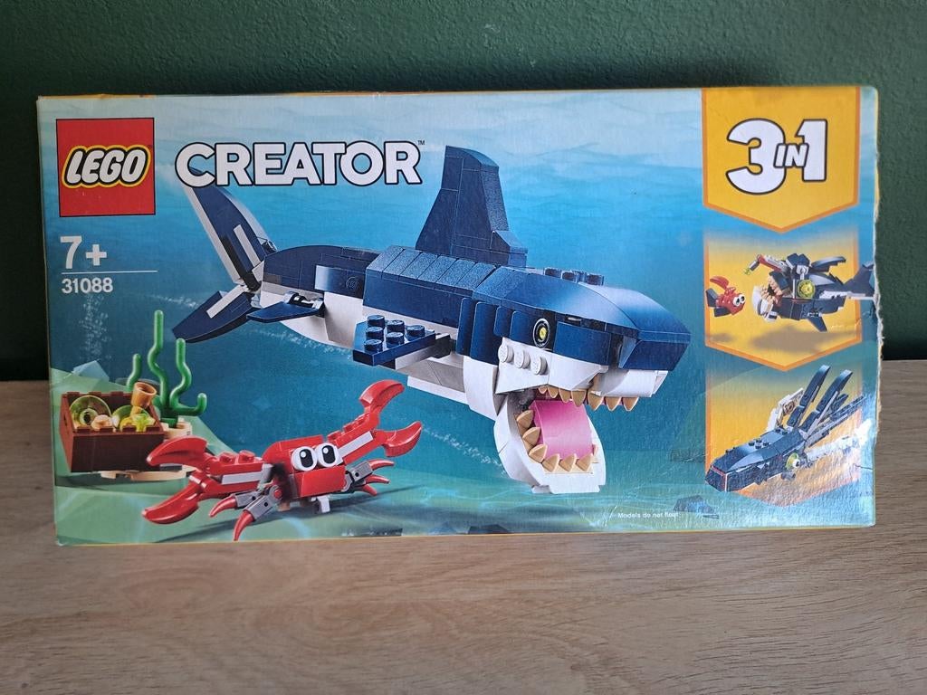Lego Creator 31088 diepzeewezens, Ophalen