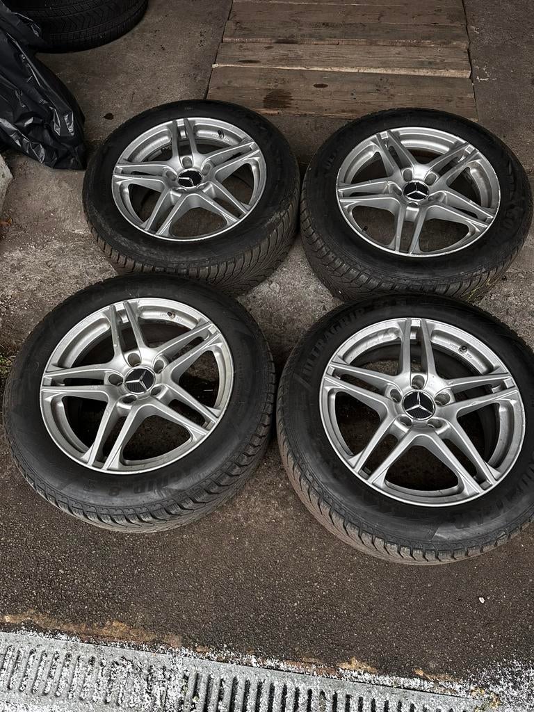 Kit pneus hiver mercedes E clase 225/55/17/97, Enlèvement ou Envoi, Pneus hiver, Pneu(s)