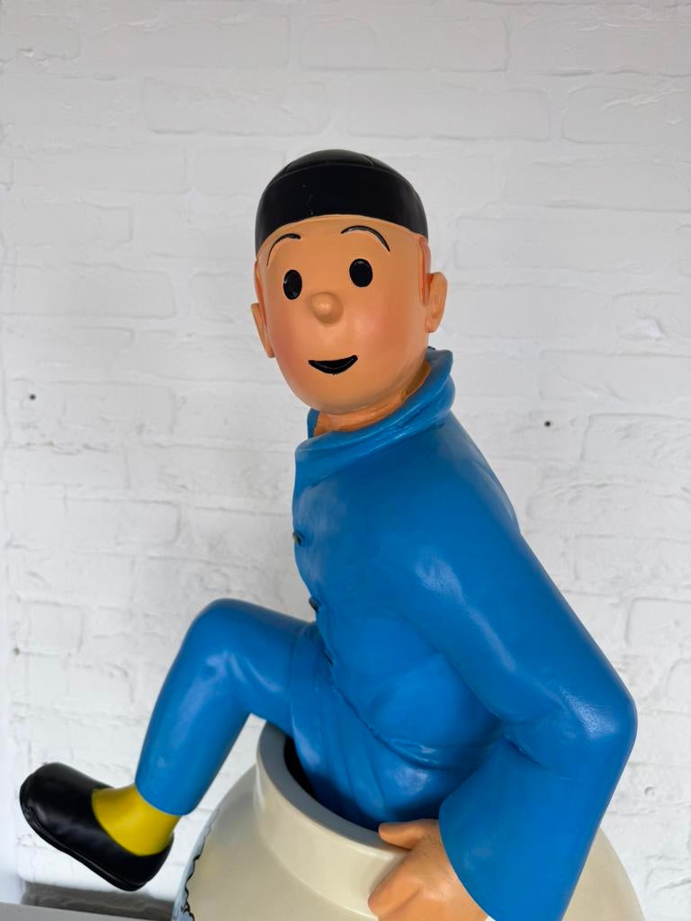 Statue du Grand Tintin dans le vase, Enlèvement, Tintin, Utilisé, Statue ou Figurine