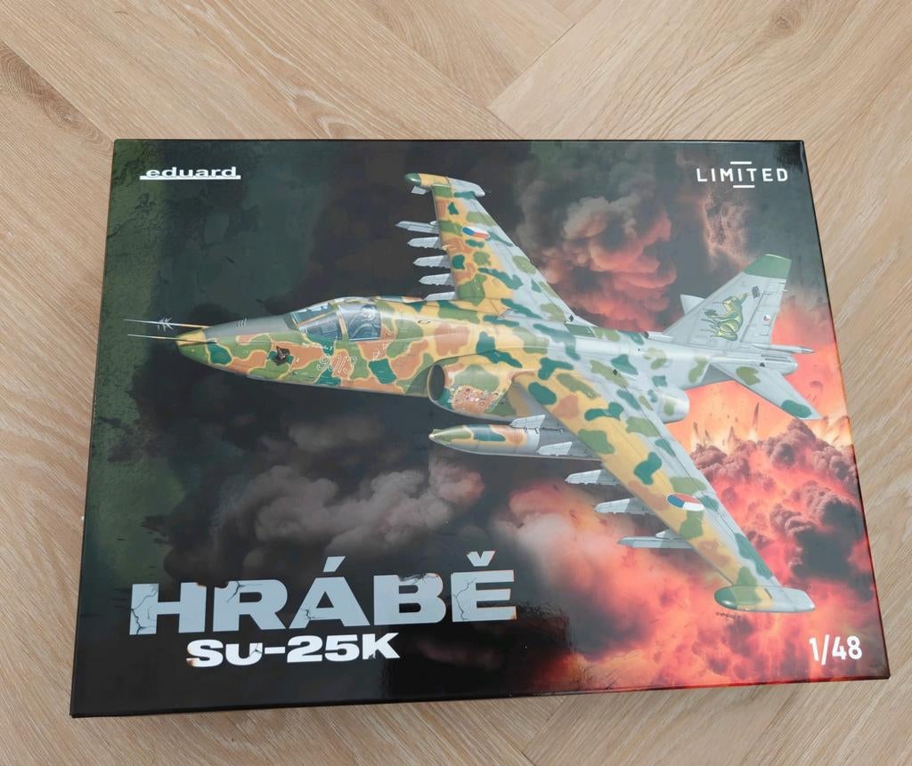 Eduard Limited 1:48 SU-25K Hrábė, Overige merken, Nieuw, Ophalen of Verzenden, Groter dan 1:72