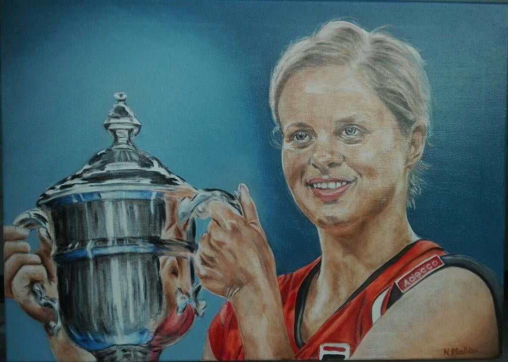 olieverfschilderij  Kim Clijster met de Beker, Antiquités & Art, Enlèvement