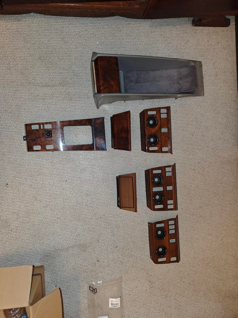 Mercedes w124 hout wood interieur trim, Enlèvement