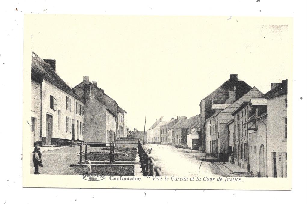 Cerfontaine NA20: Vers le Carcan et la Cour..., Envoi, 1920 à 1940, Non affranchie, Namur