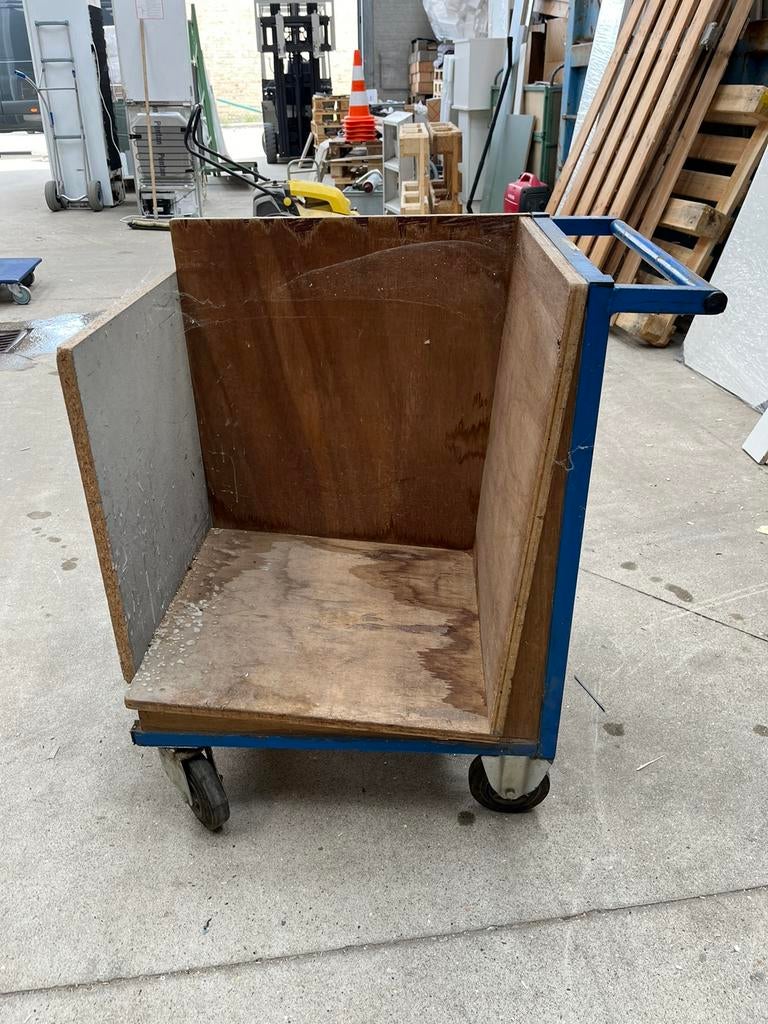 Magazijnkar op wielen, Ophalen of Verzenden, Gebruikt