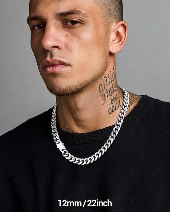 Cubaanse ketting voor heren | GRATIS LEVERING, Handtassen en Accessoires, Kettingen, Overige materialen, -, Verzenden, -