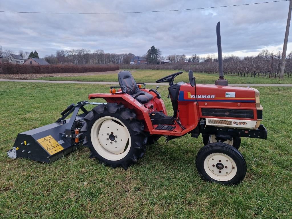 minitractor YANMAR FX17 met EUROPESE klepelmaaier, Zakelijke goederen, Landbouw | Werktuigen, Ophalen of Verzenden, Overige