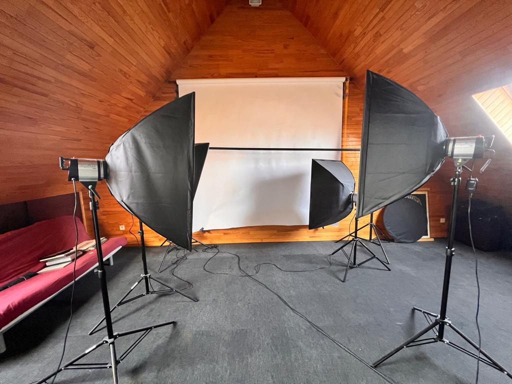 fotografie, Ophalen, Zo goed als nieuw, Lamp of Flitsset