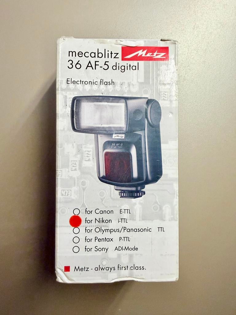 Metz Mecablitz 36 AF-5 Nikon, Enlèvement ou Envoi, Comme neuf