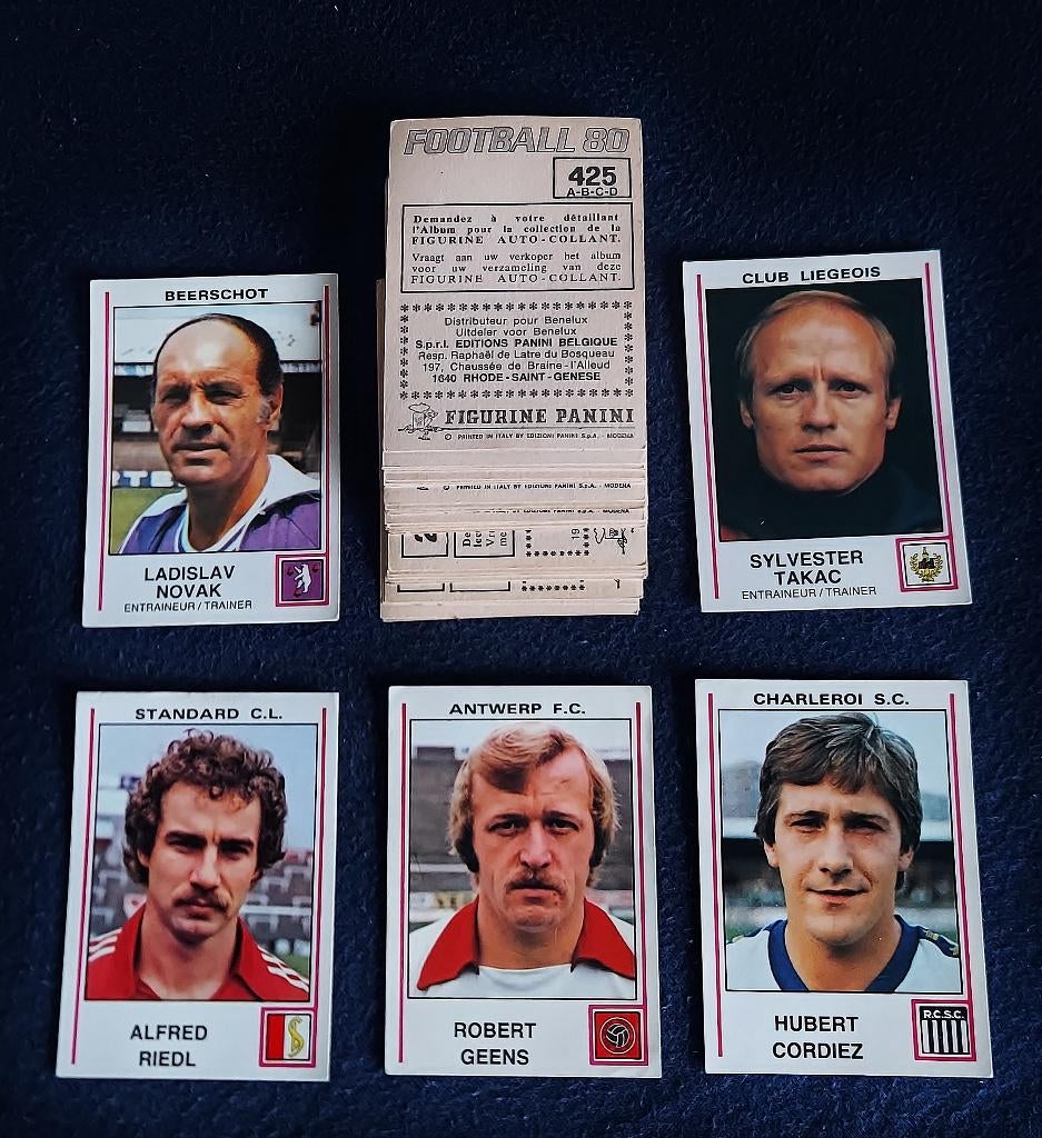 36 versch. Panini stickers voetbal 'FB 1980 -nieuw-, Enlèvement ou Envoi, Neuf, Plusieurs autocollants