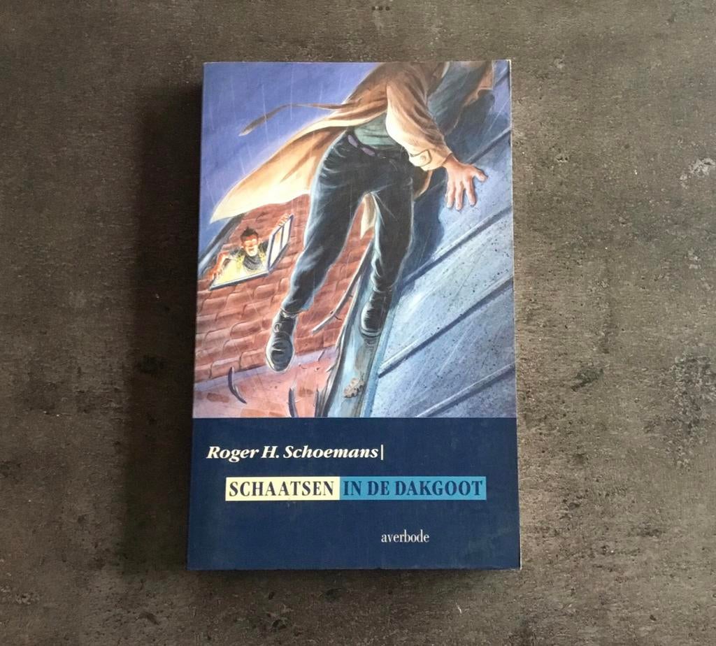 Top - schaatsen in de dakgoot - roger h. Schoemans, Ophalen of Verzenden, Zo goed als nieuw