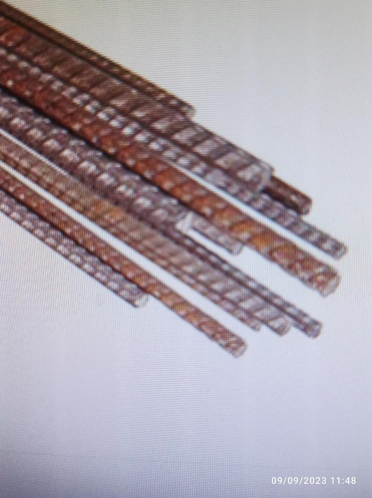 BARRES A BETON  -  CORNIERE GALVA - MURFORT - LIGATURES, Bricolage & Construction, Métaux, Enlèvement, Neuf