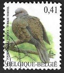 1 Postzegel België 2002 Vogels (II) Turkse Tortel, Enlèvement ou Envoi, Affranchi, Timbre-poste, Autre