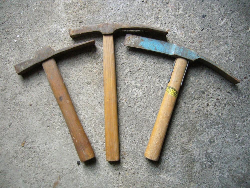 Dakwerk gereedschap 4 stuks, Ophalen, Gebruikt