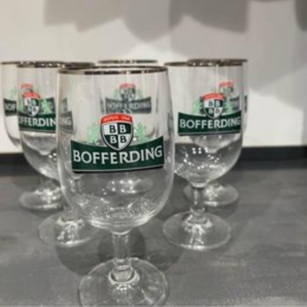 6 verres neuf bofferding NEUF  verres à bière  Prix fixe  Po, Collections, Marques de bière, Enlèvement ou Envoi, Neuf