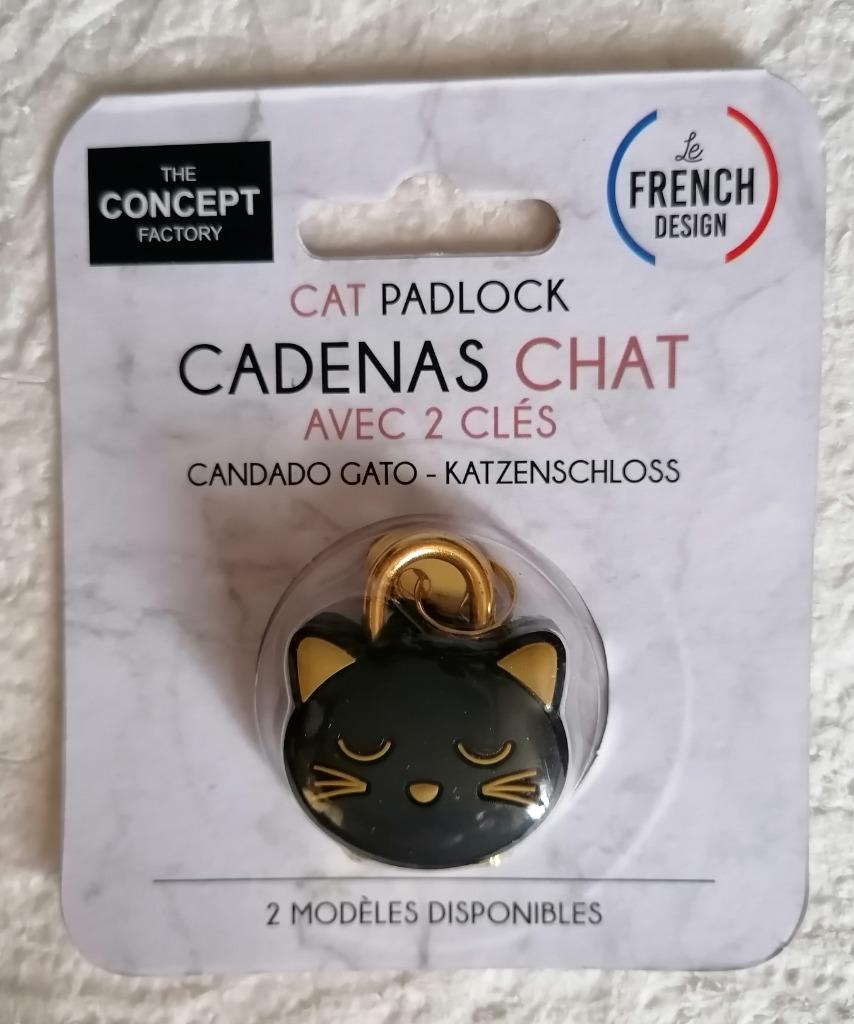 Cadenas chat (noir ou rose)., Collections, Enlèvement ou Envoi, Neuf