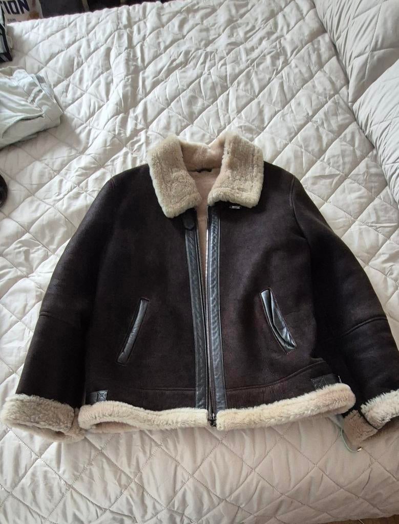 Veste hiver, véritable mouton retourné., Enlèvement, Neuf