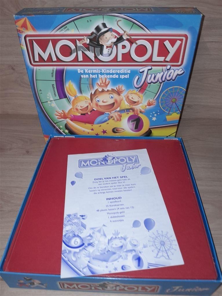 monopoly junior kermis - s4922, Verzenden, Zo goed als nieuw