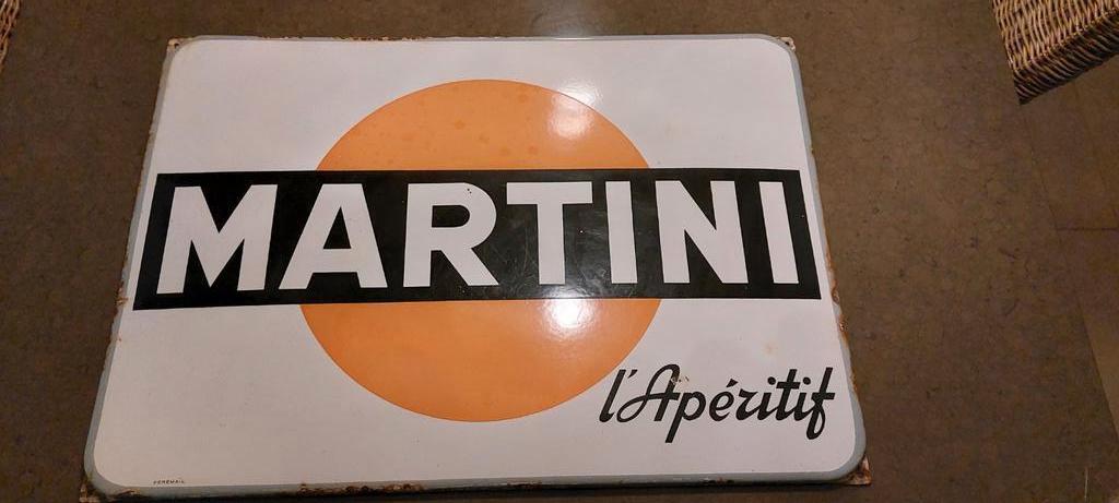 Encore un beau MARTINI par e-mail (Ferémail) L'Apéritif, Enlèvement ou Envoi, Utilisé, Panneau publicitaire