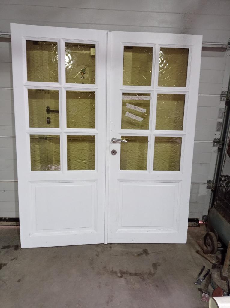 PORTE VITREE  DOUBLE   pour intérieur, Bricolage & Construction, Vitres, Châssis & Fenêtres, Vitrail, 160 cm ou plus, 160 cm ou plus