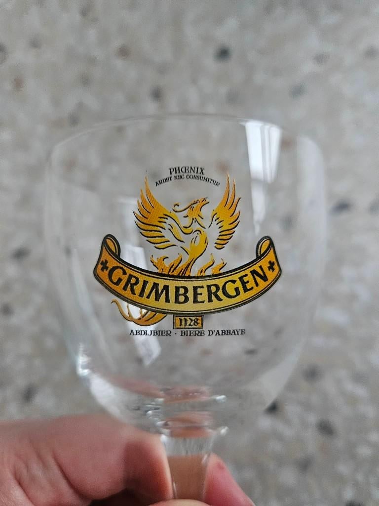 petits verres à bière Grimbergen, Collections, Enlèvement ou Envoi, Comme neuf, Verre à bière