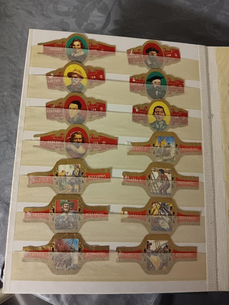 Oude sigaren bandjes in album in mooie staat, Ophalen, Zo goed als nieuw, Sigarenbandjes