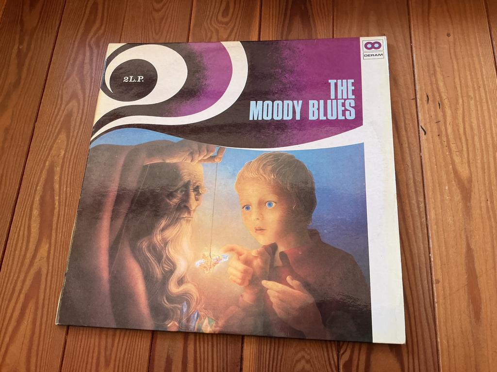 LP x 2 - the Moody Blues - the great Moody Blues, Ophalen of Verzenden, Gebruikt
