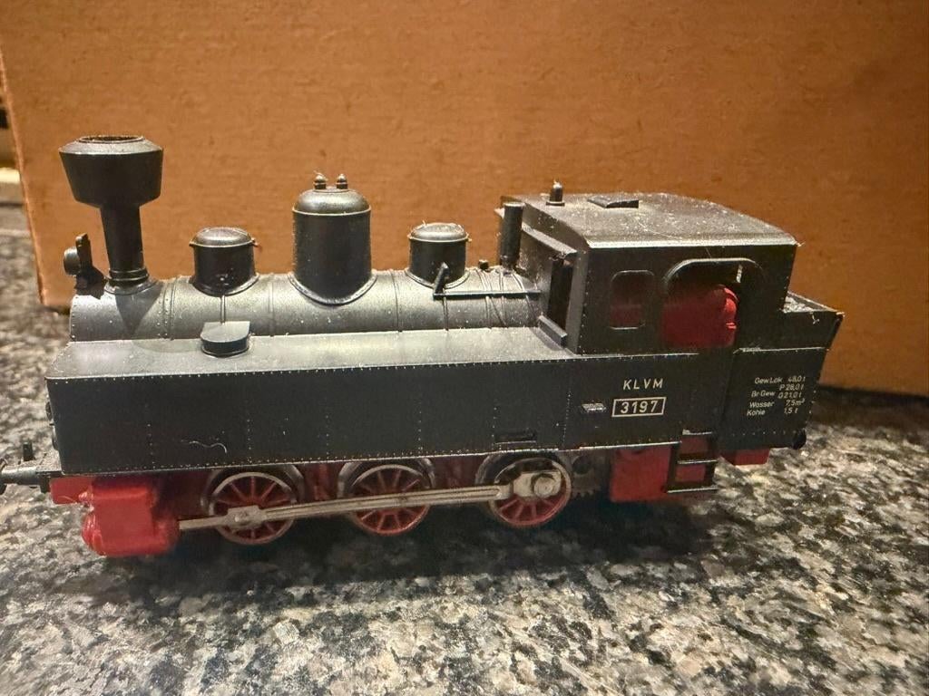 Märklin HO KLVM stoomloc 3197, Hobby en Vrije tijd, Wisselstroom, Locomotief, Ophalen of Verzenden, Zo goed als nieuw