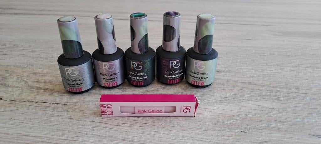 Pink Gellac Cat Eye Glam Collectie + magneet, Enlèvement