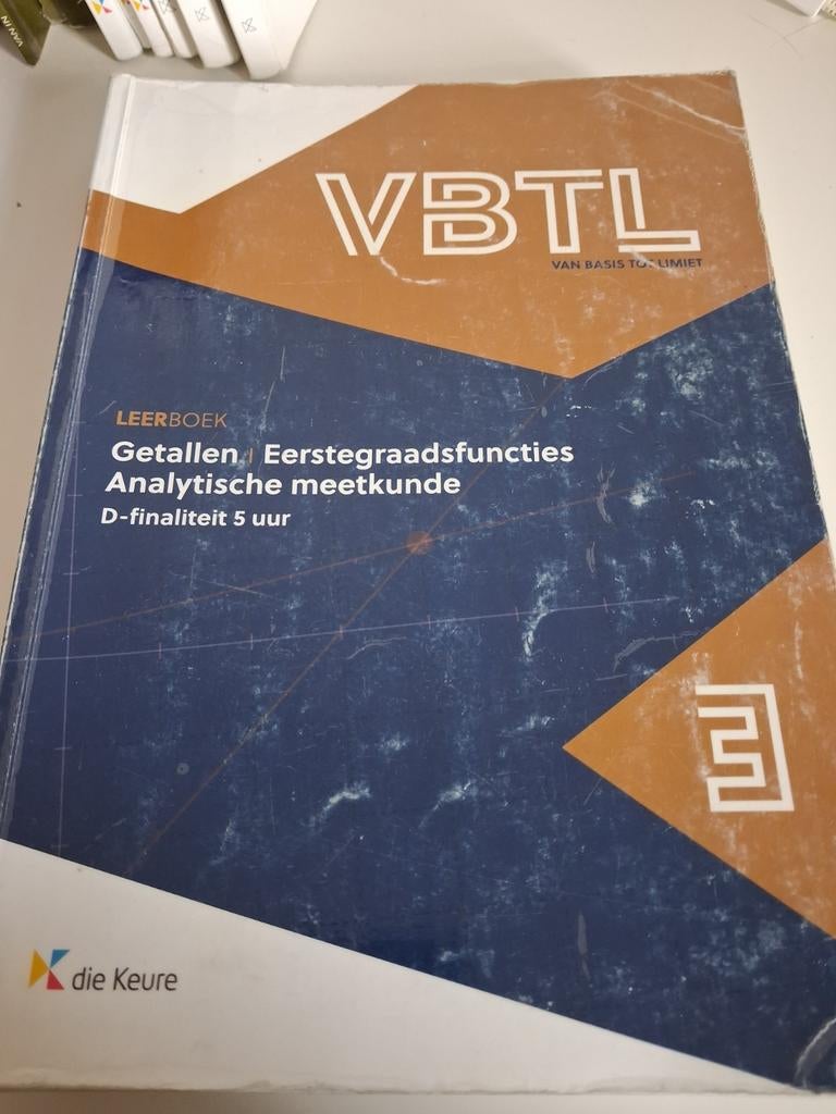 Handboek wiskunde voor het derde jaar, functies en meetkunde, Boeken, Ophalen of Verzenden