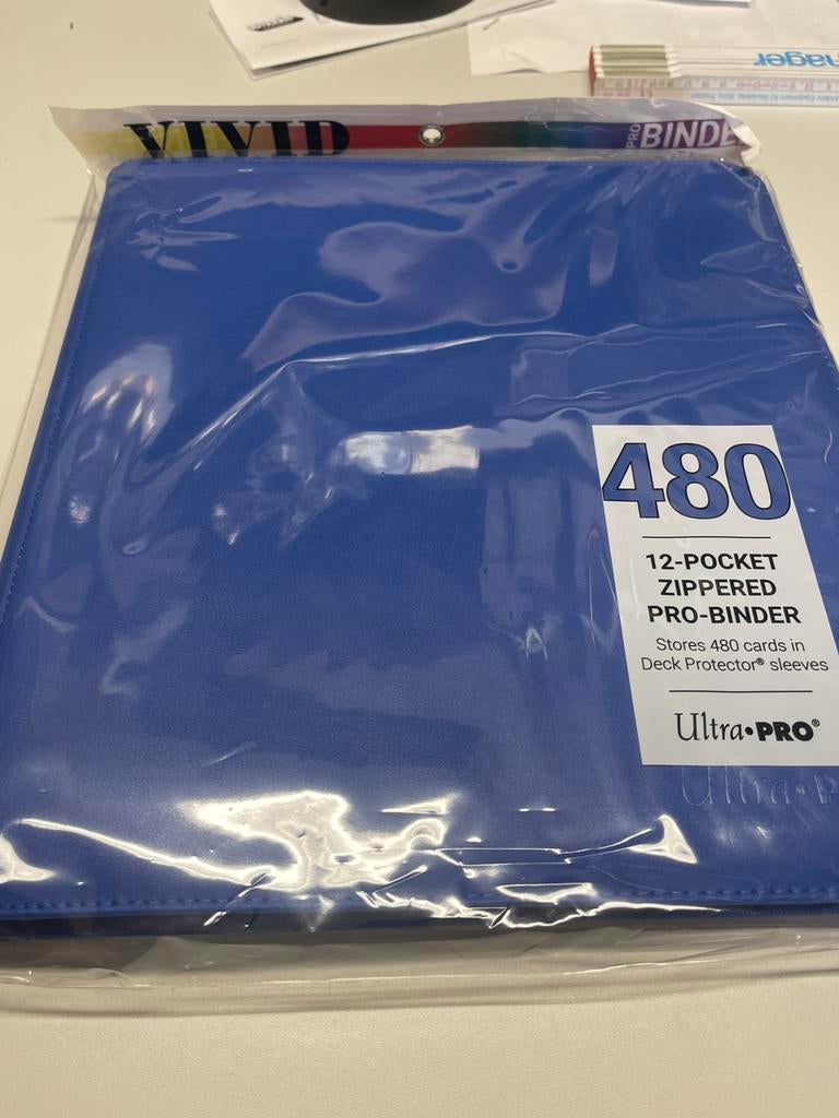 Pokemon 12-pocket zippered pro-binder blauw, Ophalen, Nieuw, Overige typen, Foil