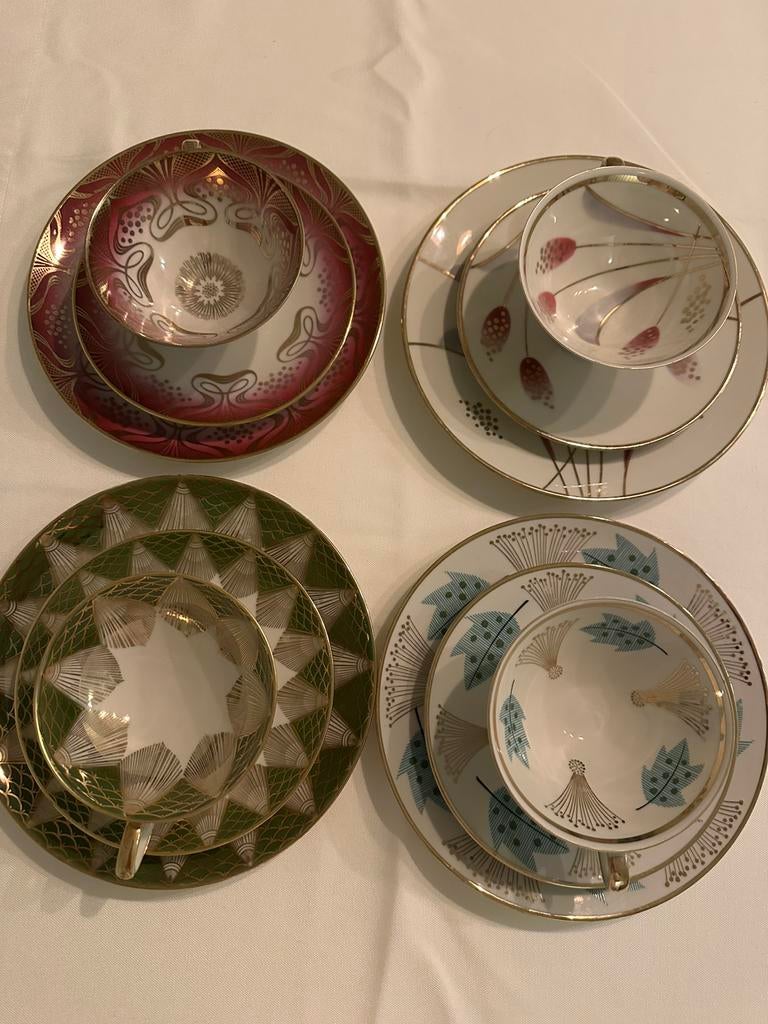 vintage porseleinen kopjes, Antiek en Kunst, Antiek | Servies compleet, Ophalen