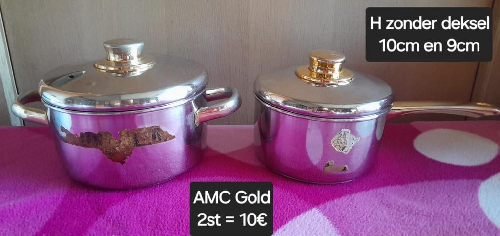 AMC Gold 2 kookpotten, Ophalen