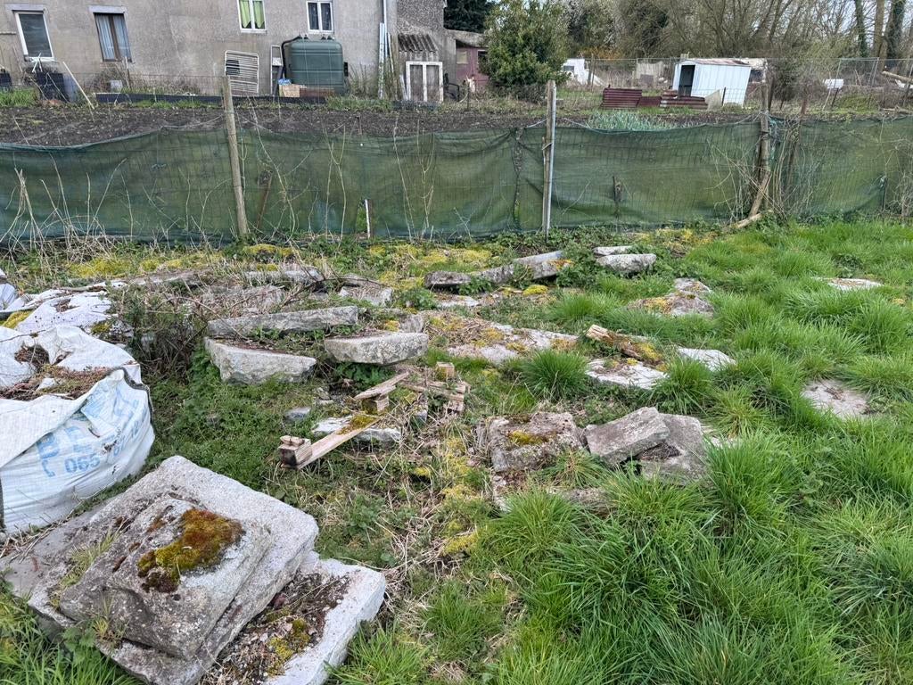 Set blauwe boerderijstenen en straatstenen, Ophalen, Gebruikt