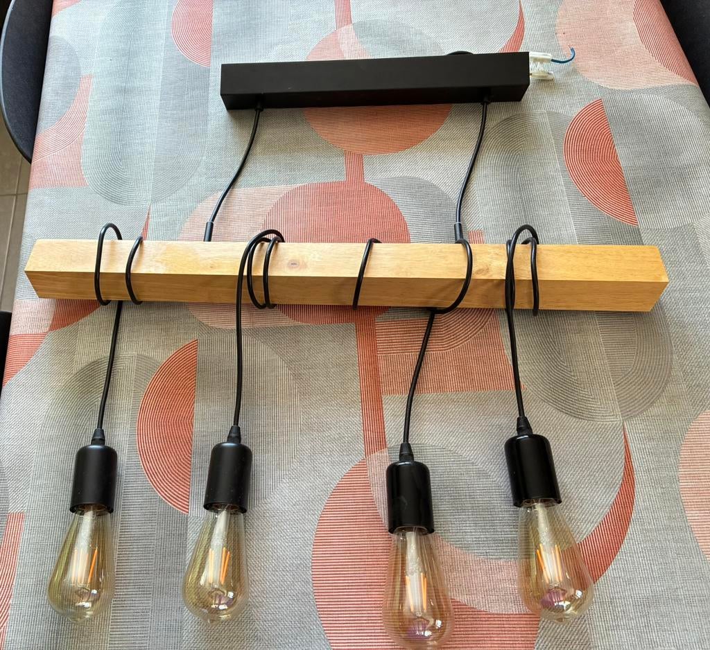 Eglo hanglampen 3 lampen en 4 lampen, Huis en Inrichting, Ophalen, 50 tot 75 cm, Zo goed als nieuw, Modern