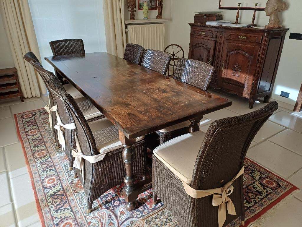 8 Vincent Sheppard stoelen Loyd Loom + kussens, Ophalen, Zo goed als nieuw, 6 tot 8 stoelen