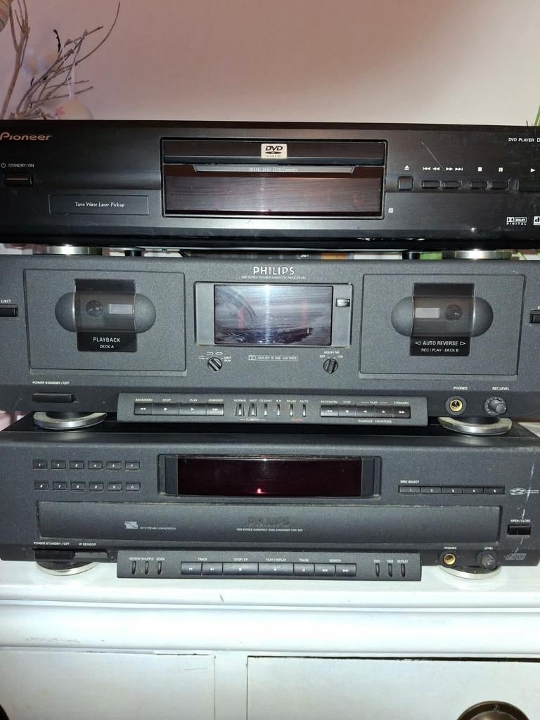 Pioneer/Philips, Audio, Tv en Foto, Stereoketens, Ophalen, Cassettedeck, Philips