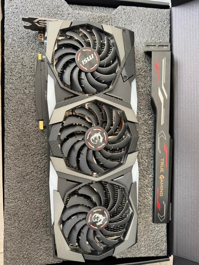 MSI Geforce RTX 2080 Super Gaming X TRIO, Computers en Software, Videokaarten, Zo goed als nieuw, Ophalen