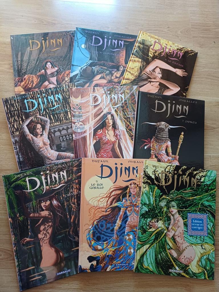 Bd Djinn 1/2/ 4 à 9 + HS, Livres, BD, Comme neuf, Plusieurs BD, Enlèvement ou Envoi