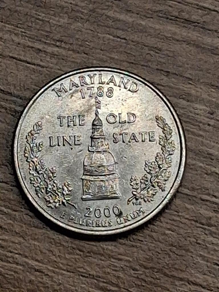 USA : Quarter dollar Maryland, Postzegels en Munten, Munten | Amerika, Verzenden