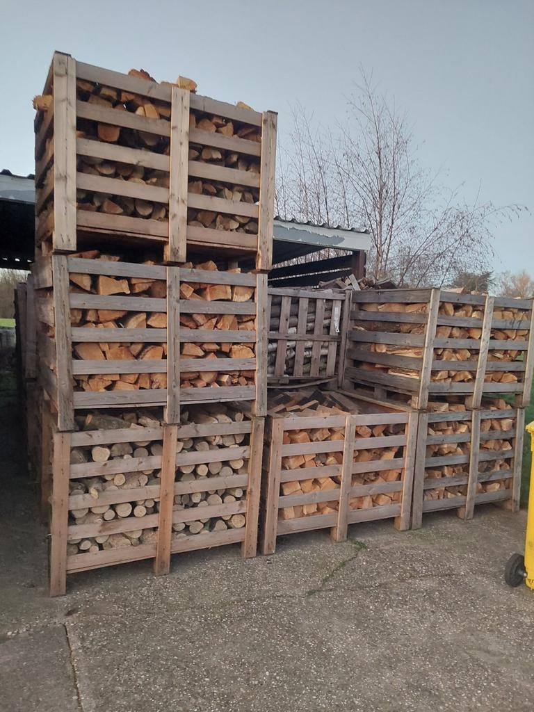 Droog brandhout beuk/eik, Tuin en Terras, Brandhout, Ophalen