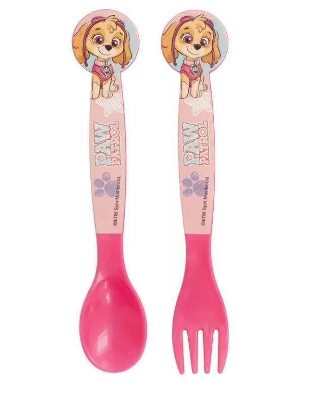 Paw Patrol Besteksetje / Bestek  - Vork en Lepel - 2-delig, Kinderen en Baby's, Overige Kinderen en Baby's, Ophalen of Verzenden