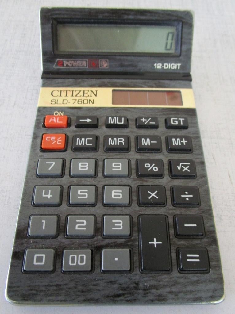 CITIZEN SLD760N rekenmachine - OPRUIM, Ophalen of Verzenden, Computers en Rekenmachines