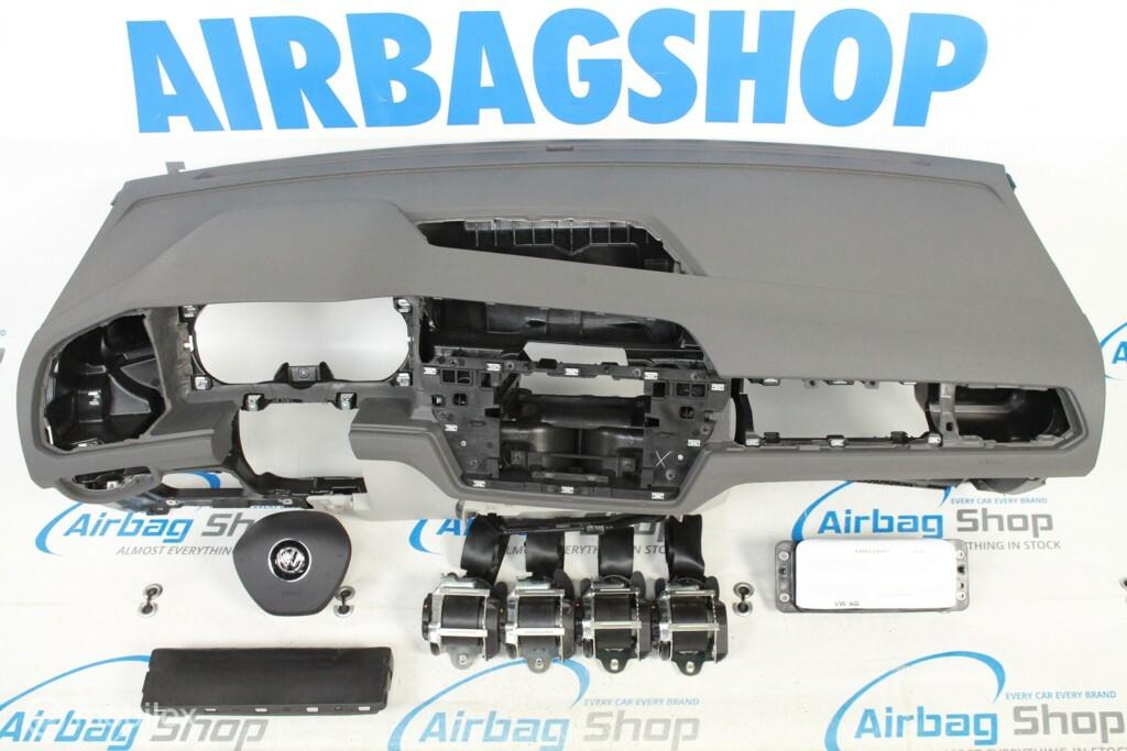 Airbag kit Tableau de bord gris/beige VW Touran, Autos : Pièces & Accessoires, Tableau de bord & Interrupteurs, Utilisé, Enlèvement ou Envoi